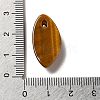 Natural Tiger Eye Pendants G-K355-01G-04-3