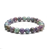 Natural Calcite Beaded Stretch Bracelet Sets BJEW-JB09201-4