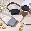 PU Leather Heat Resistant Reusable Cup Sleeve AJEW-GF0003-90C-5