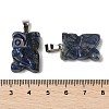 Natural & Synthetic Mixed Gemstone Pendants G-B127-09P-4