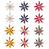  24Pcs 6 Colors Acrylic Rhinestone Pendants FIND-TA0002-79-10