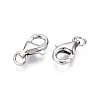 Anti-Tarnish 925 Sterling Silver Lobster Claw Clasps STER-N016-36P-2