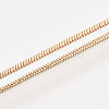 Brass Round Snake Chain Necklace Making MAK-T006-11A-KC-3