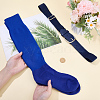 1 Pair Polycotton Solid Color Football Socks AJEW-CL0001-33C-3