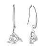 SHEGRACE Rhodium Plated 925 Sterling Silver Dangle Earrings JE722A-1