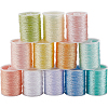 12 Rolls 12 Colors Metallic Sewing Thread OCOR-CY0002-02A-1