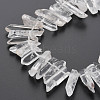 Natural Quartz Crystal Beads Strands G-R435-09F-4