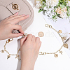 2Pcs 2 Styles Brass Bag Decorative Chains HJEW-SC0003-24B-3