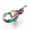 Ion Plating(IP) 304 Stainless Steel Lobster Claw Clasps LS-STAS-G240-01D-C-4