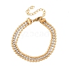 304 Stainless Steel Ball Chain Multi-strand Bracelets BJEW-C128-01A-2
