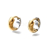 304 Stainless Steel Hoop Earrings EJEW-Z123-01A-GP-4