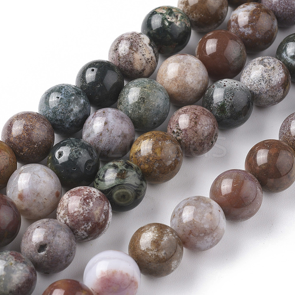 Wholesale Natural Ocean Jasper Beads Strands - xyzbeads.com