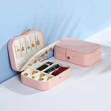 Rectangle PU Leather Jewelry Box PAAG-PW0012-08A