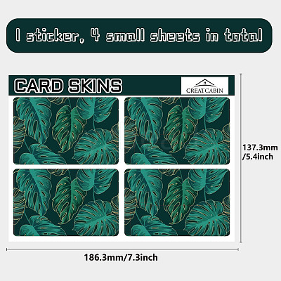 PVC Plastic Waterproof Card Stickers DIY-WH0432-079-1