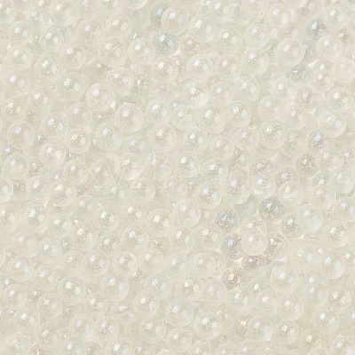Luminous Transparent Glass Seed Round Beads GLAA-F124-D02-A-1