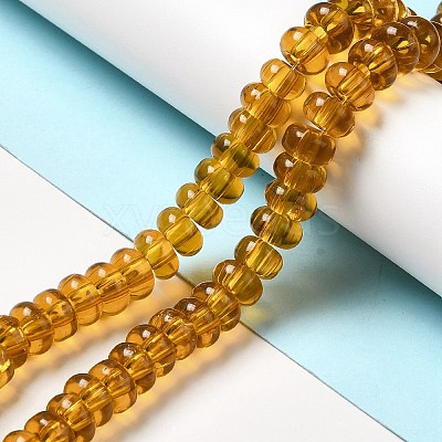 Transparent Glass Beads Strands LAMP-G156-20P-1