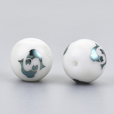 Electroplate Glass Beads EGLA-S178-11C-05-1