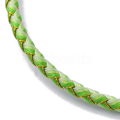 Polyester Cord Braided Bracelet Makings MAK-Z003-01P-31-1