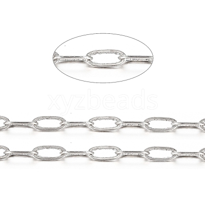 Brass Paperclip Chains X-CHC-S008-001C-P-1