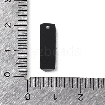 Ion Plating(IP) 304 Stainless Steel Mirror Polished Finish Stamping Blank Tag Charms STAS-K270-36B-1