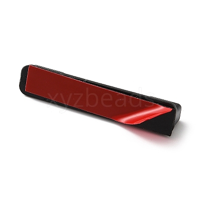 Plastic Adhesive Back Bar Pins with Platinum Iron Pins LS-KY-D025-01B-03-1