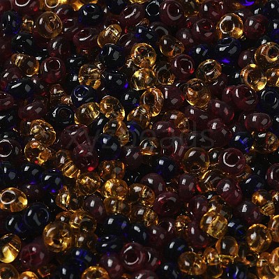 Transparent Colours Glass Seed Beads SEED-P006-02A-10-1