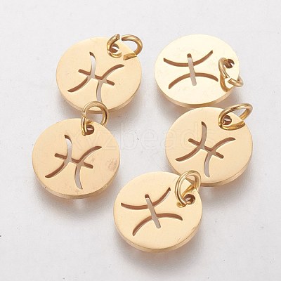 Ion Plating(IP) 304 Stainless Steel Pendants A-STAS-Q201-T445-12G-1