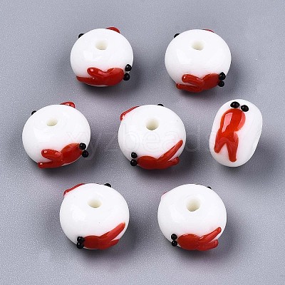 Handmade Bumpy Lampwork Beads LS-LAMP-S194-004D-1