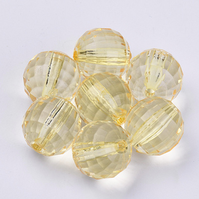 Transparent Acrylic Beads TACR-Q254-12mm-V-1