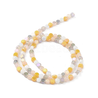 Electroplate Glass Beads EGLA-P056-01C-1