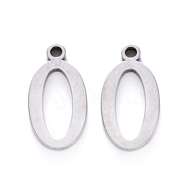 Tarnish Resistant 201 Stainless Steel Charms STAS-R108-00-1