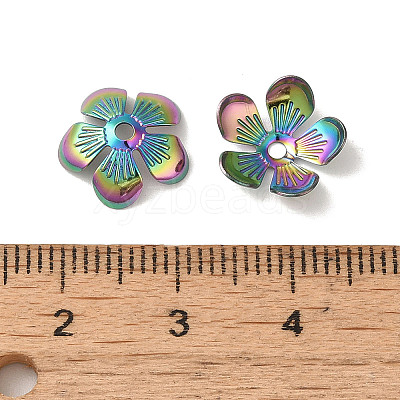 304 Stainless Steel Bead Caps STAS-P363-04A-MC-1