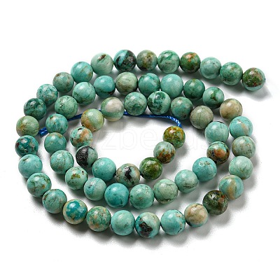 Natural Peruvian Turquoise(Jasper) Beads Strands G-A219-A05-04-1