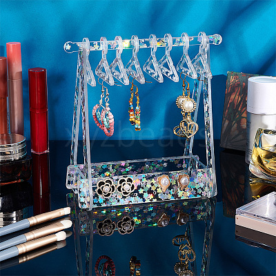 1 Set Transparent Acrylic Earring Display Stands EDIS-PH0001-31-1