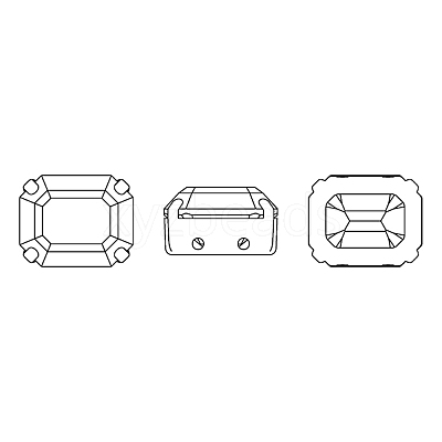 Preciosa® MAXIMA Crystal Sew-On Cups Y-PRC-SC10-00030-235-G-1