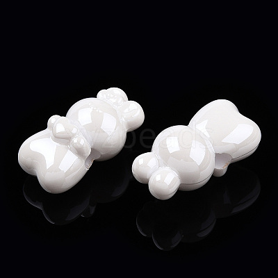 Opaque Acrylic Beads MACR-N017-33-1