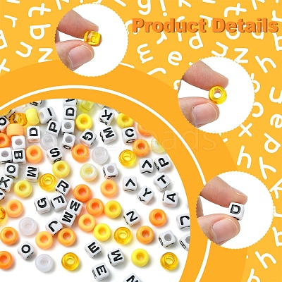 Transparent & Opaque Acrylic Beads KY-FS0001-26C-1