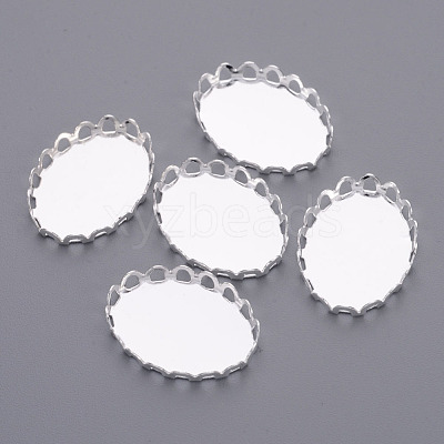 Brass Cabochon Settings KK-C2896A-S-01-1