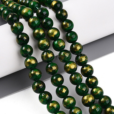 Natural Mashan Jade Beads Strands G-A255-A01-02K-1