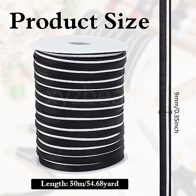 Polyester Satin Piping Ribbon OCOR-WH0091-32C-1