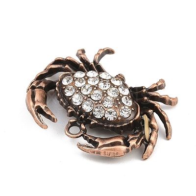 Alloy Rhinestone Pendants RB-CBA18BA-05R-1