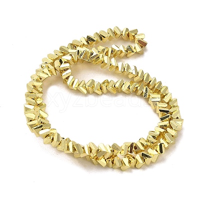 Electroplate Glass Beads Strands X-EGLA-D030-16A-03-1