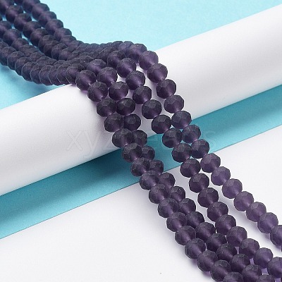 Transparent Glass Beads Strands EGLA-A034-T4mm-MD15-1