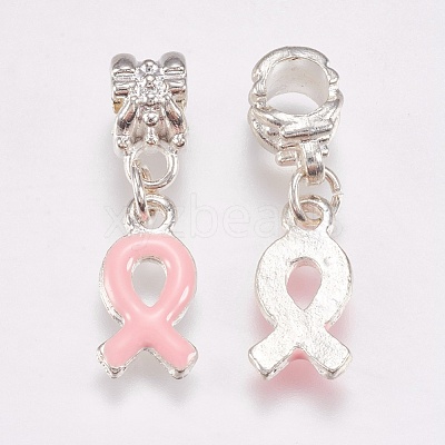 Metal Alloy European Dangle Pendants X-MPDL-H062-1-1