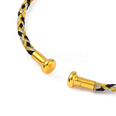 Braided Carbon Steel Wire Bracelet Making MAK-A017-B34-1