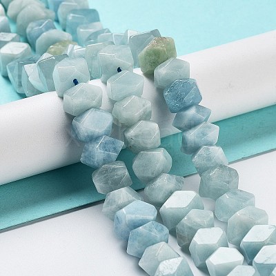 Natural Aquamarine Beads Strands G-D091-A19-1
