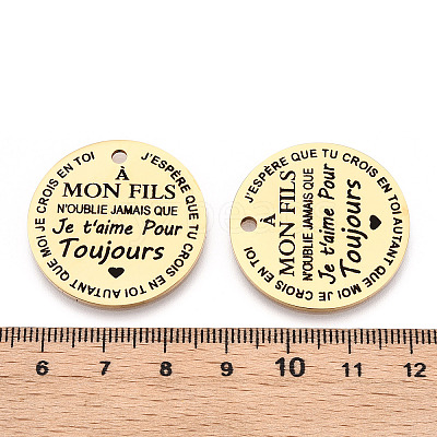 201 Stainless Steel Pendants LS-STAS-T064-37G-31-1