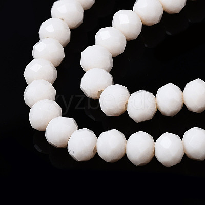 Opaque Solid Color Glass Beads Strands X1-EGLA-A034-P4mm-D17-1
