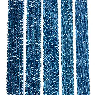 Electroplate Glass Beads Strands EGLA-A044-T3mm-A27-1