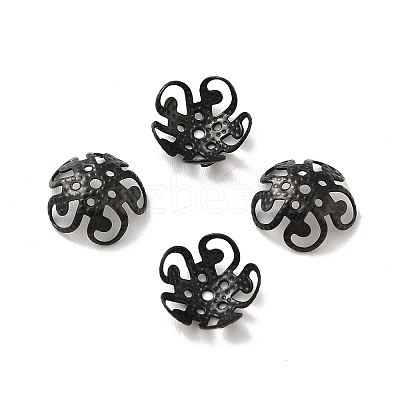 Ion Plating(IP) 304 Stainless Steel Bead Caps STAS-F094-11EB-1